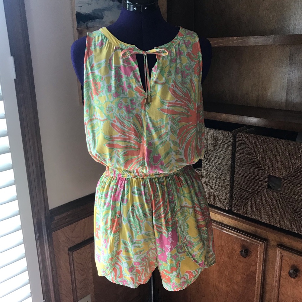 Lilly Pulitzer for Target Yellow Printed Romper